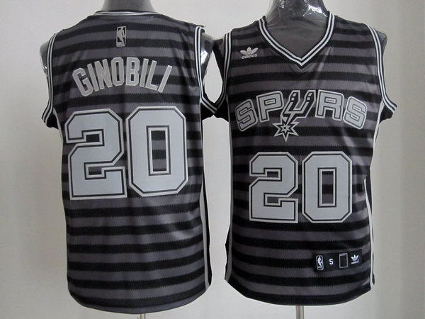 NBA San Antonio Spurs 20 Manu Ginobili Groove Fashion Swingman Jersey